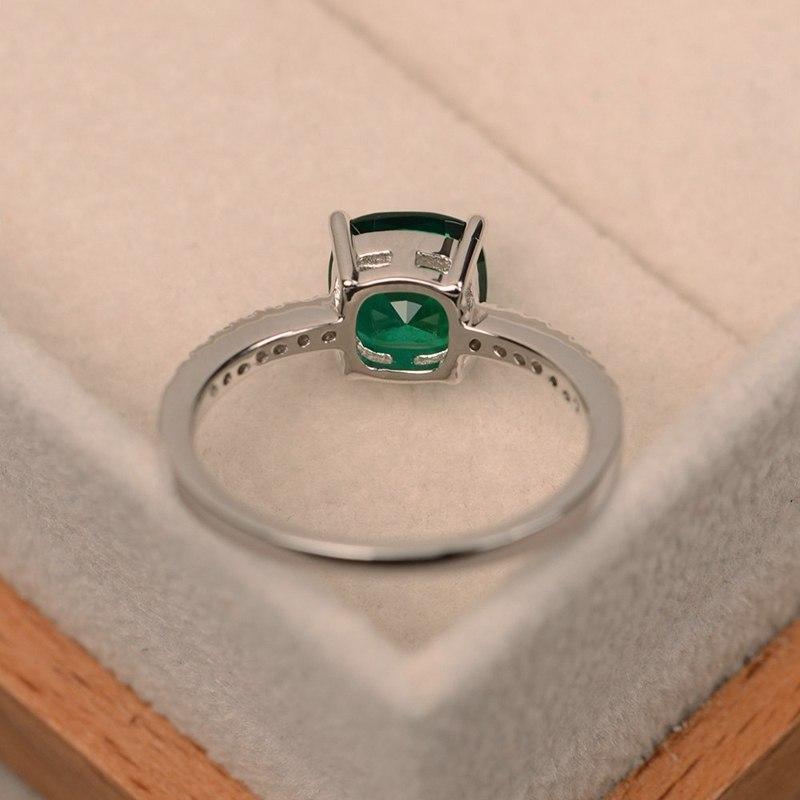 Square Birthstone Ring Rings 6 / LB