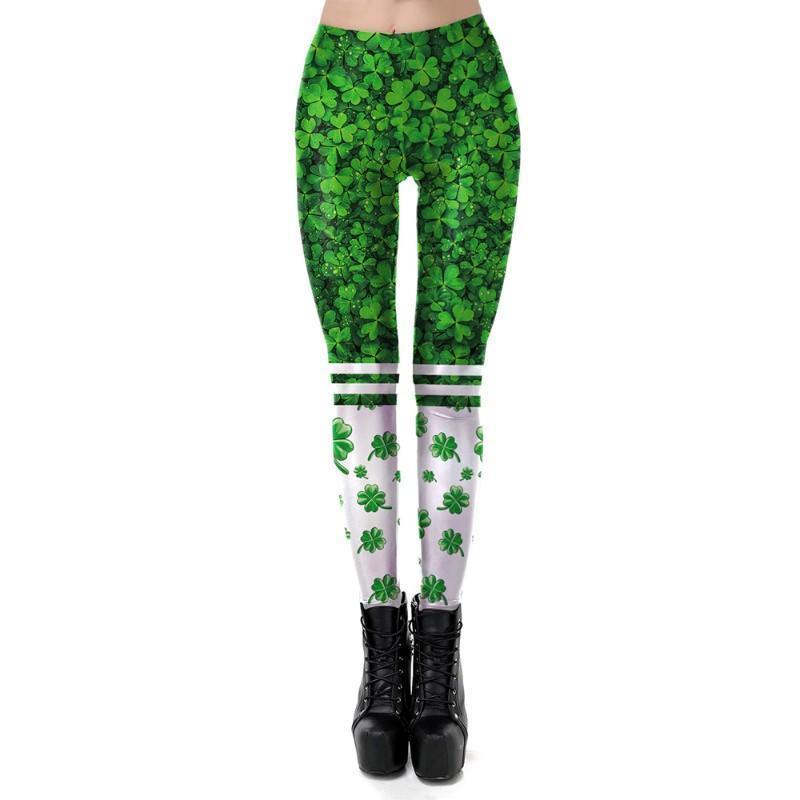 St Patrick's Day Design Leggings Irish Leggings KDK1795 / S