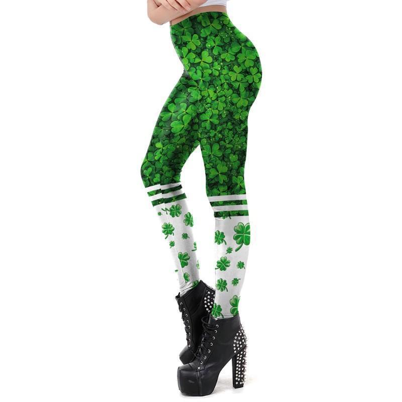 St Patrick's Day Design Leggings Irish Leggings KDK1795 / S