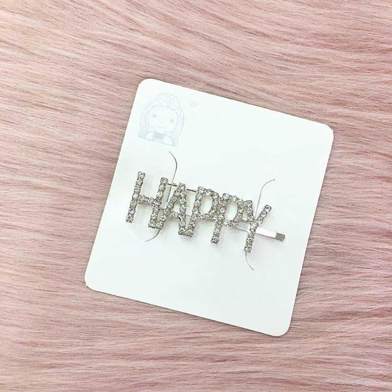 Trendy Super Cool Letter Hair Clips Hair Accessories 5