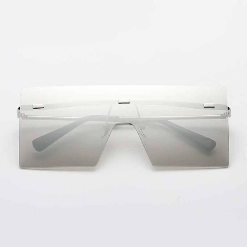 Ultra-edgy Square Flat Sunglasses Sunglasses 02