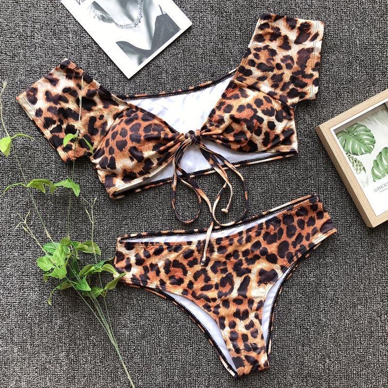 Ultra Sensual Leopard Print Bikini Swimsuits 2019 S