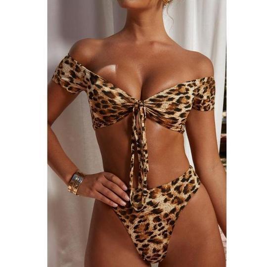 Ultra Sensual Leopard Print Bikini Swimwear 2019 3549 / S