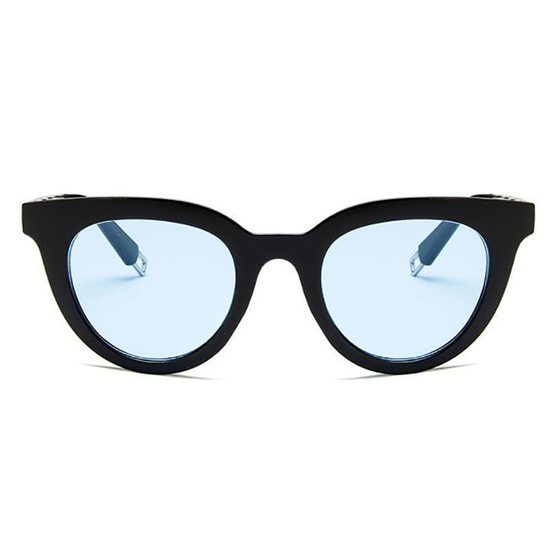 Vintage Framed Cat Eye Shades Sunglasses black blue