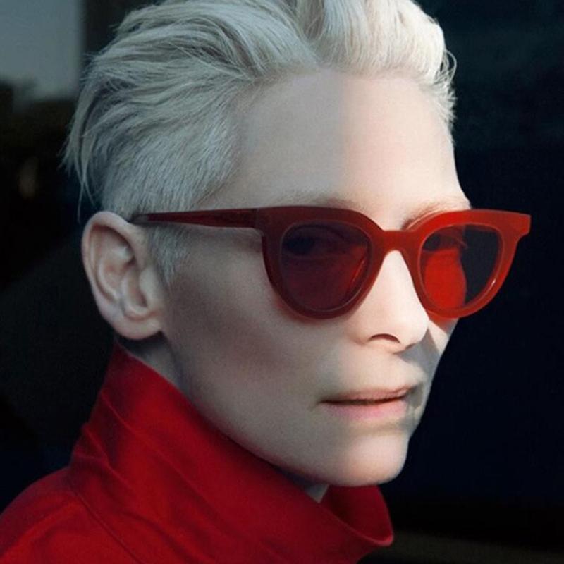 Vintage Framed Cat Eye Shades Sunglasses red