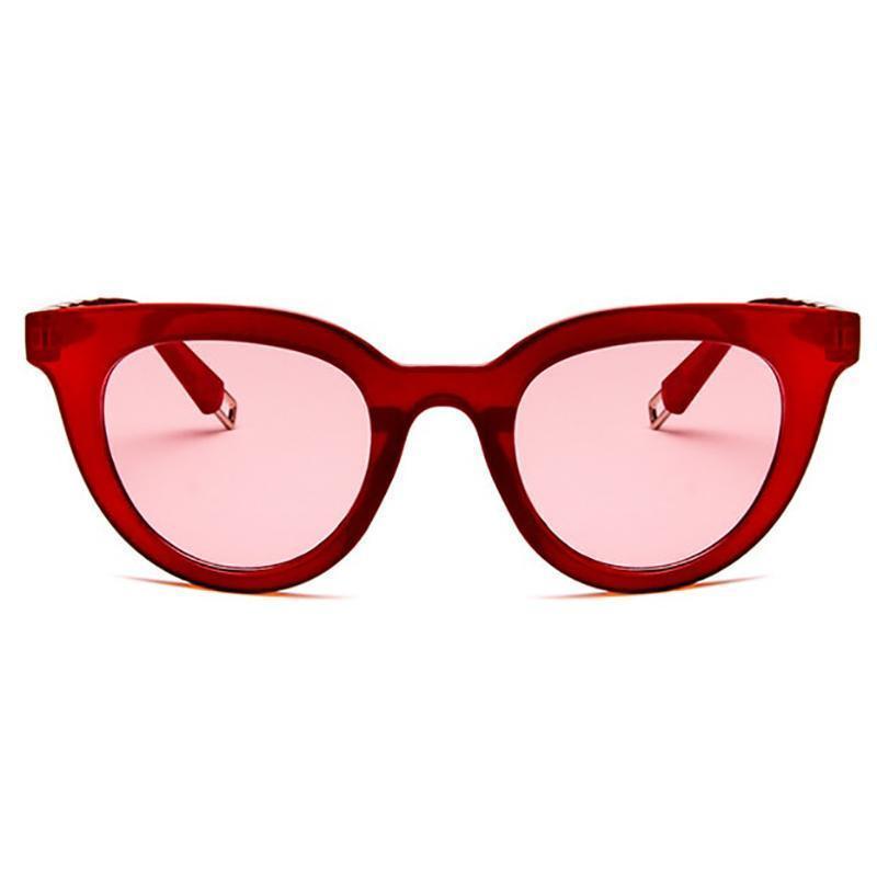 Vintage Framed Cat Eye Shades Sunglasses red