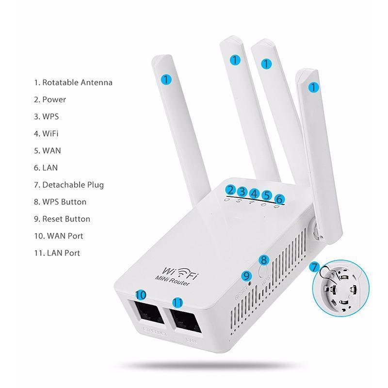 WiFi BoostQuatro WiFi Booster EU Plug / White